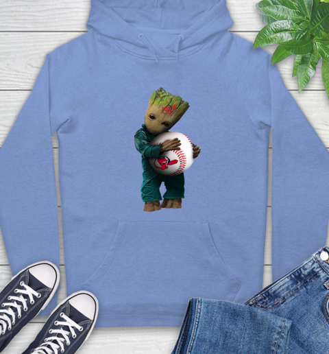 MLB Groot Guardians Of The Galaxy Baseball Sports Cleveland Indians Hoodie 11