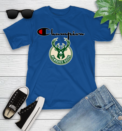 NBA Basketball Milwaukee Bucks Champion Shirt Youth T-Shirt 6