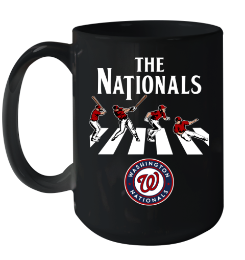 MLB Baseball Washington Nationals The Beatles Rock Band Shirt Ceramic Mug 15oz
