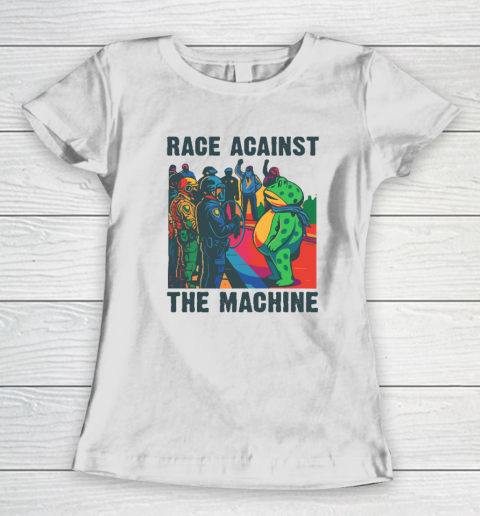 Portland Frog Anti ICE Rage Against The Machine Women's T-Shirt