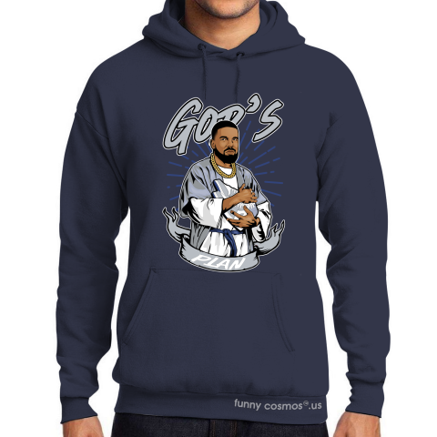 Air Jordan 1 Racer Blue Chicago Matching Sneaker Tshirt Frake God's Plan Blue and White Jordan Tshirt