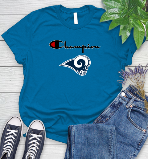 NFL Football Los Angeles Rams Champion Shirt Women's T-Shirt 5