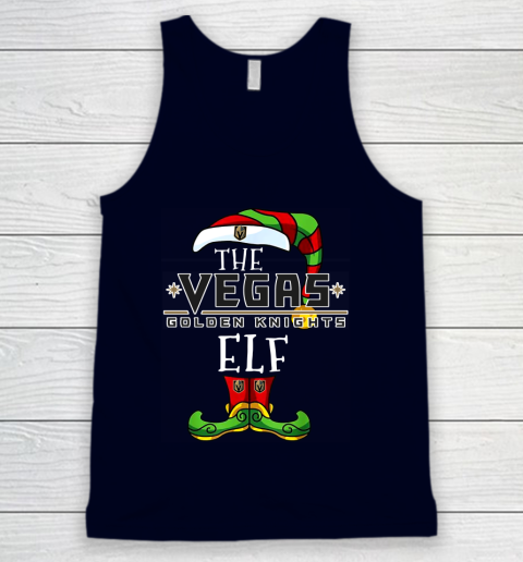 Vegas Golden Knights Christmas ELF Funny NHL Tank Top 2