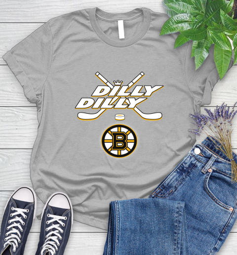 NHL Boston Bruins Dilly Dilly Hockey Sports Women's T-Shirt 5