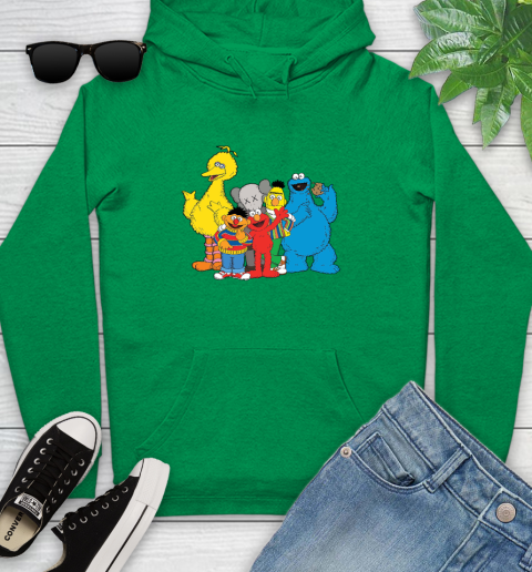 Kaws X Sesame Street UT Hoodie Tee For Sports