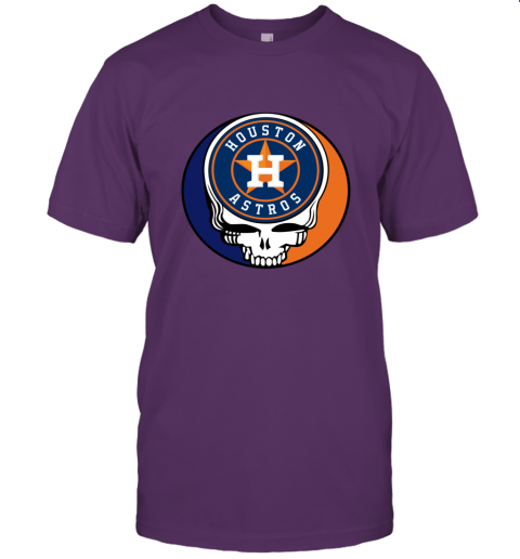 Houston Astros The Grateful Dead Baseball MLB Mashup Unisex Jersey Tee