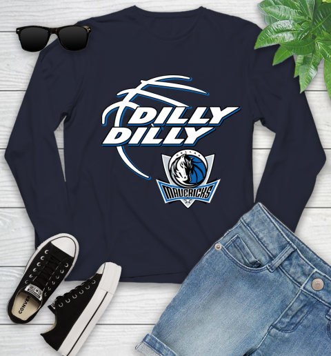 NBA Dallas Mavericks Dilly Dilly Basketball Sports Youth Long Sleeve 3