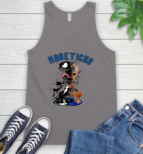 NBA Dallas Mavericks Basketball Venom Groot Guardians Of The Galaxy Tank Top 7