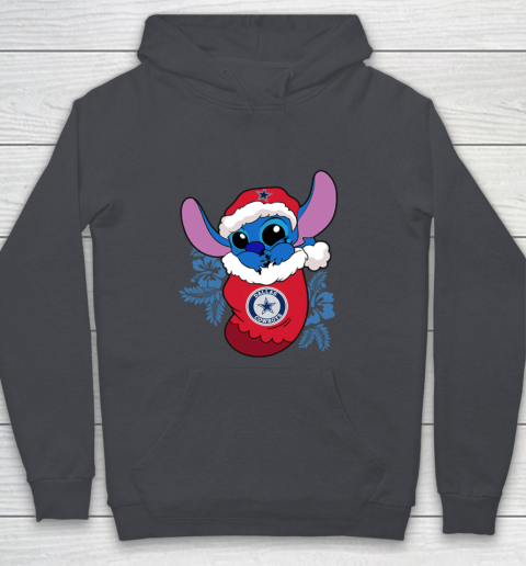 Dallas Cowboys Christmas Stitch In The Sock Funny Disney NFL Youth Hoodie 7