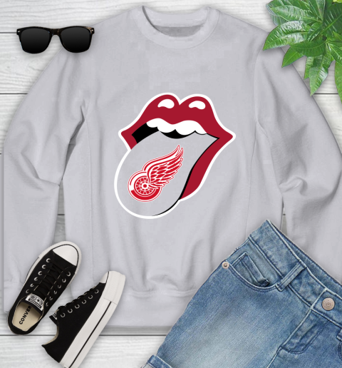 Detroit Red Wings NHL Hockey Lips I Root For My Team Adoring Fan 118