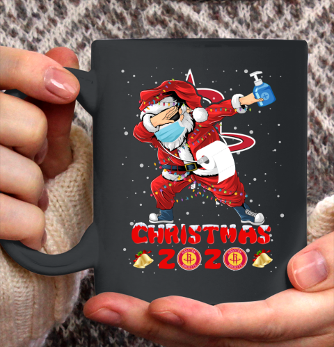 Houston Rockets Funny Santa Claus Dabbing Christmas 2020 NBA Ceramic Mug 11oz
