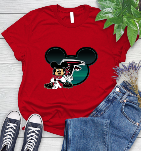NFL Atlanta Falcons Mickey Mouse Disney Football T Shirt Women's T-Shirt 9