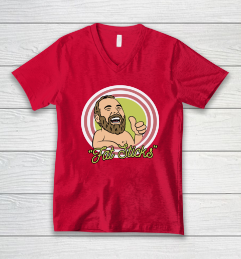 Fat Sticks V-Neck T-Shirt 5