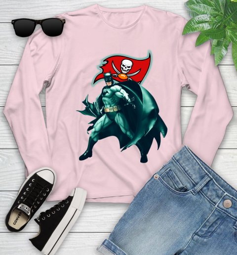 NFL Batman Football Sports Tampa Bay Buccaneers Youth Long Sleeve 10