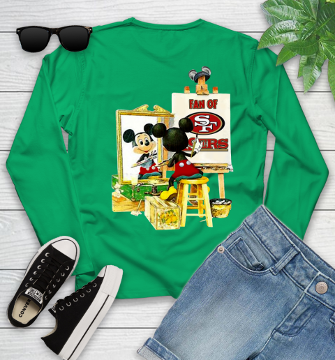 NFL Football San Francisco 49ers Mickey Drawing Shirt 118