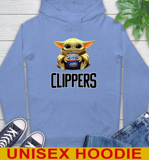 NBA Basketball LA Clippers Star Wars Baby Yoda Shirt 23