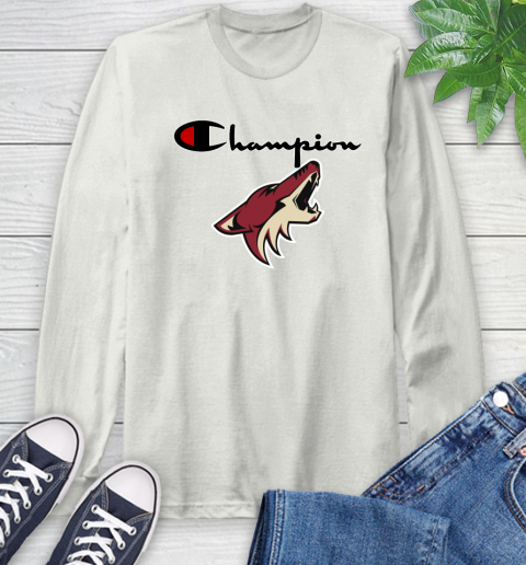 NHL Hockey Arizona Coyotes Champion Shirt Long Sleeve T-Shirt 11