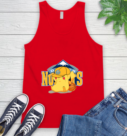 NBA Pikachu Basketball Sports Denver Nuggets Tank Top 6