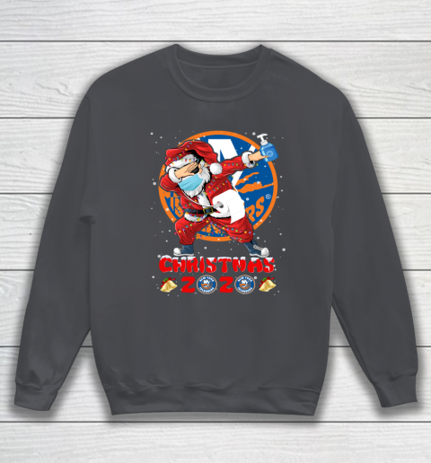 New York Islanders Funny Santa Claus Dabbing Christmas 2020 NHL Sweatshirt 4