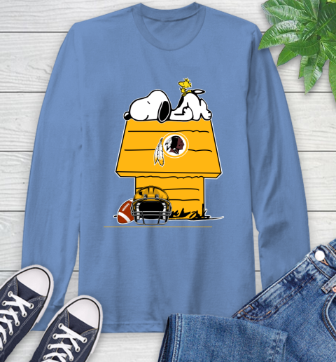 Washington Redskins NFL Football Snoopy Woodstock The Peanuts Movie Long Sleeve T-Shirt 11