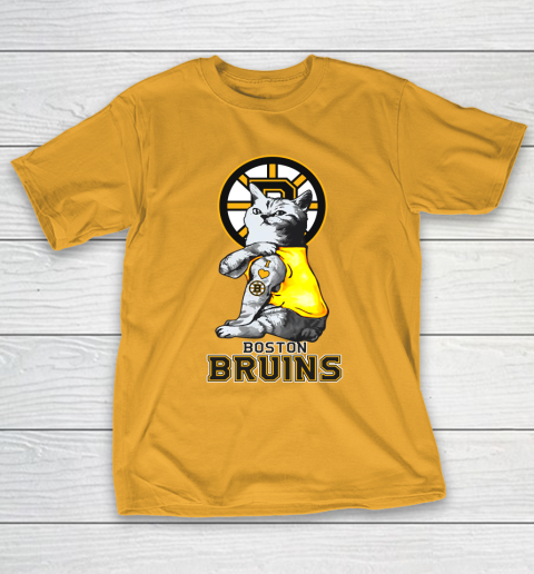 NHL My Cat Loves Boston Bruins Hockey T-Shirt 2