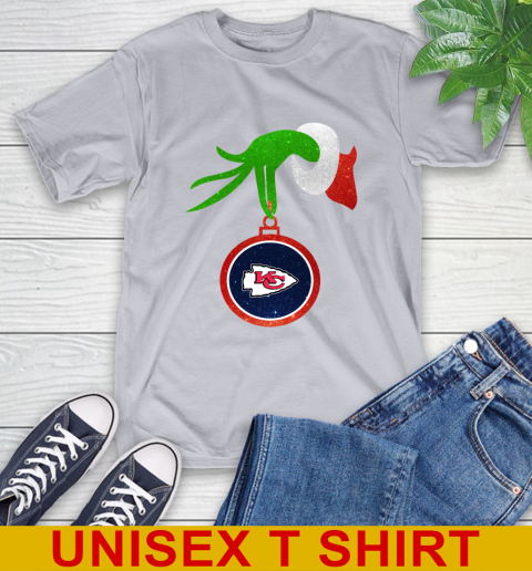 Kansas City Chiefs Grinch Merry Christmas NFL Football T-Shirt 6