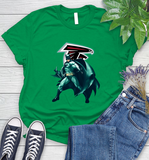 NFL Batman Football Sports Atlanta Falcons Women's T-Shirt 6
