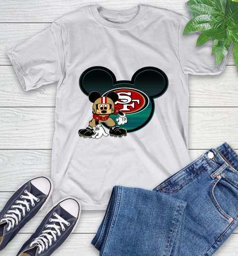 NFL San Francisco 49ers Mickey Mouse Disney Football T Shirt T-Shirt 12
