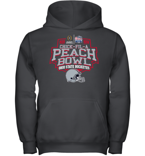 2022 Chick-Fil-A Peach Bowl Ohio State Black Youth Hoodie