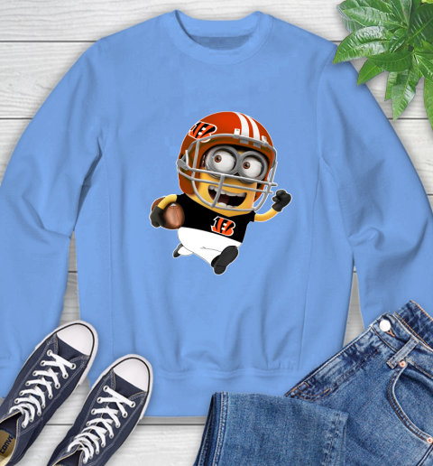 NFL Cincinnati Bengals Minions Disney Football Sports Sweatshirt 11