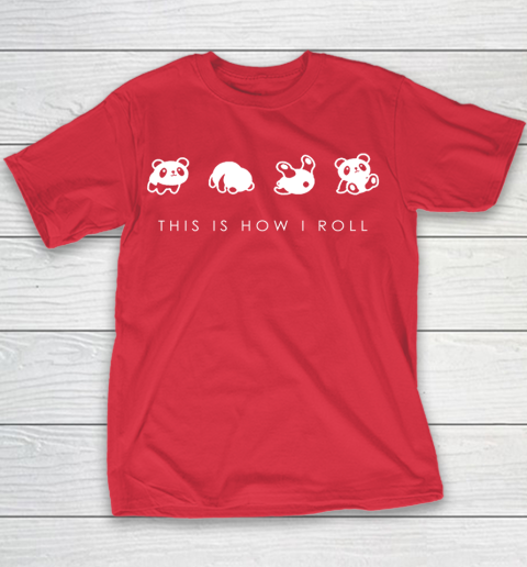 THIS IS HOW I ROLL Panda Funny Shirt Youth T-Shirt 7