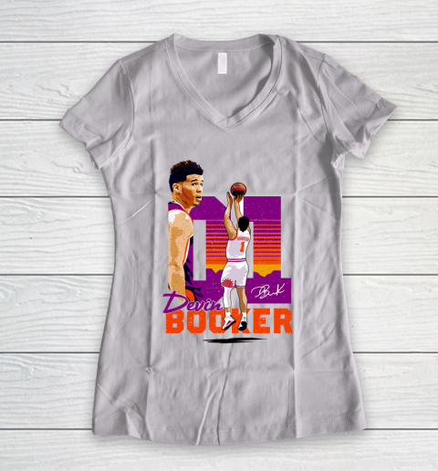 Devin Booker 01 Phoenix Suns Women's V-Neck T-Shirt