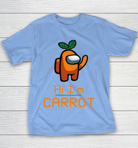 Among Us Shirt IM CARROT ORANGE AMONG A7 Youth T-Shirt 7