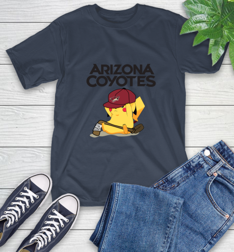 NHL Pikachu Hockey Sports Arizona Coyotes T-Shirt 4