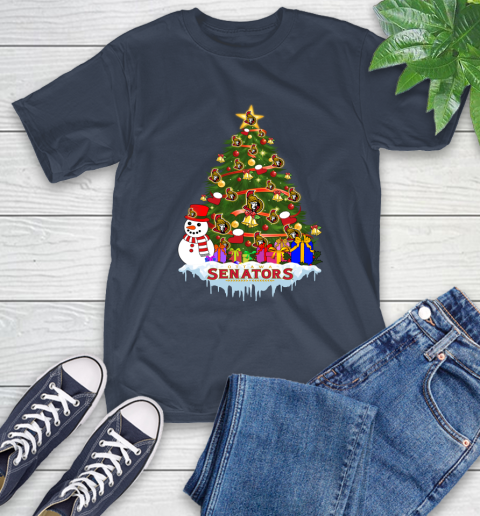 Ottawa Senators Merry Christmas NHL Hockey Sports T-Shirt 4