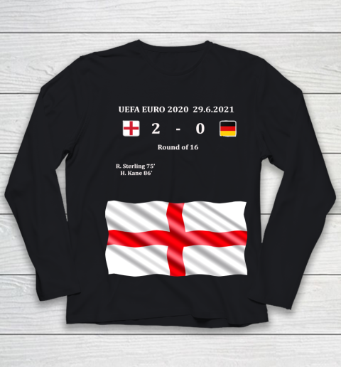 England Beat Germany 2  0 Uefa euro 2020 Round of 16 Youth Long Sleeve