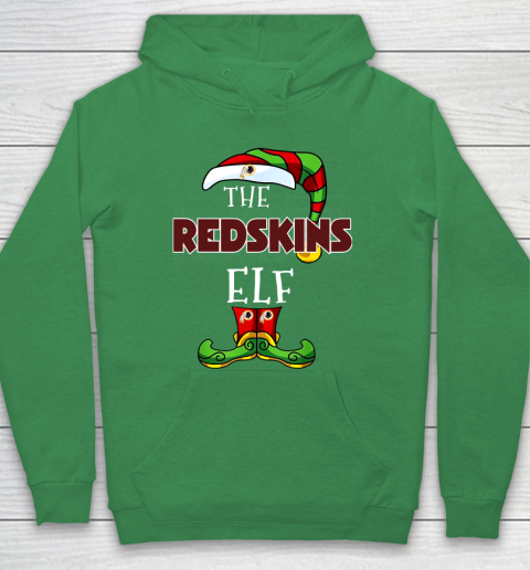 Washington Redskins Christmas ELF Funny NFL Hoodie 5