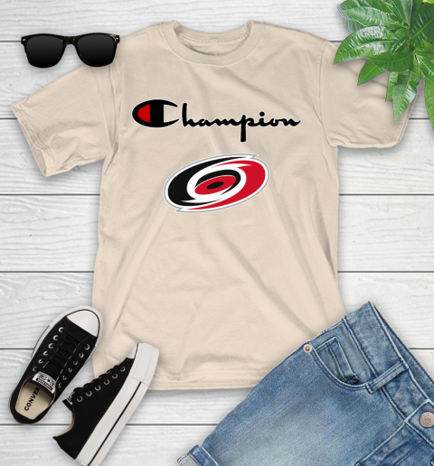 NHL Hockey Carolina Hurricanes Champion Shirt Youth T-Shirt 9