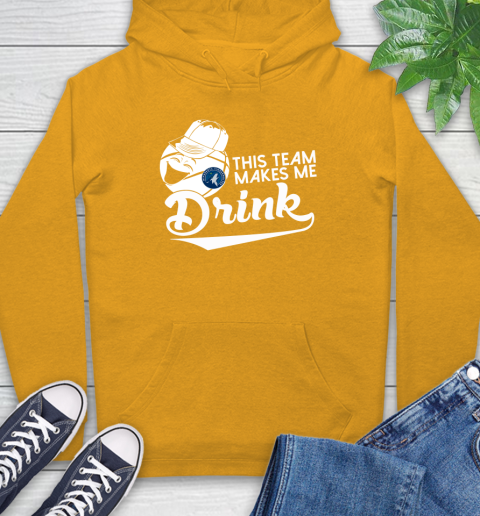 Minnesota Timberwolves NBA Basketball This Team Makes Me Drink Adoring Fan Hoodie 2