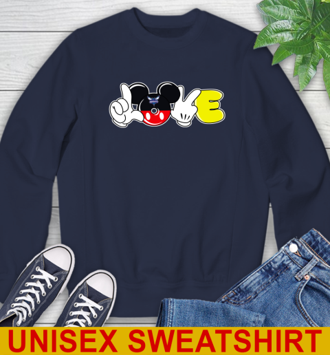 Charlotte Hornets NBA Basketball Love Mickey Disney Sports Sweatshirt 3