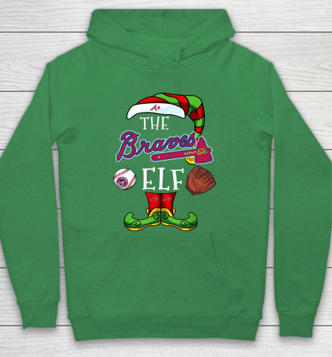 Atlanta Braves Christmas ELF Funny MLB Hoodie 5