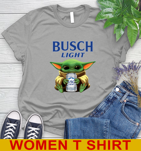 Star Wars Baby Yoda Hugs Busch Light Beer Shirt 99