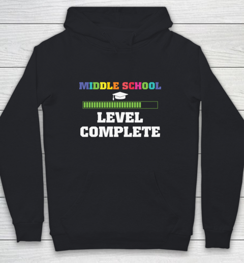 Back To School Shirt Middle School level complete Youth Hoodie