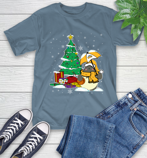 Denver Nuggets NBA Basketball Cute Tonari No Totoro Christmas Sports T-Shirt 8