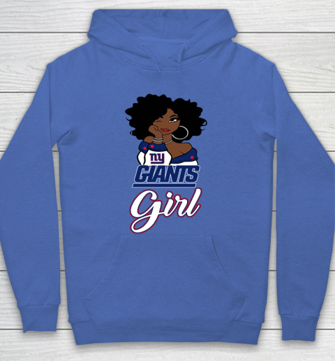 New York Giants Girl NFL Hoodie 9