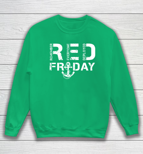 On Fridays We Wear Red Friday Military Navy Soldiers Sweatshirt 5