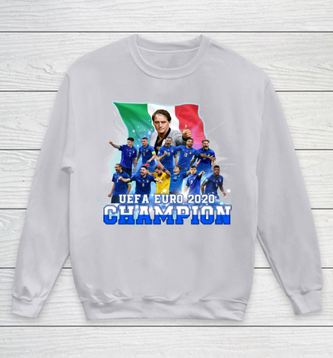 Italy European Champions 2020 Team Youth Sweatshirt 3