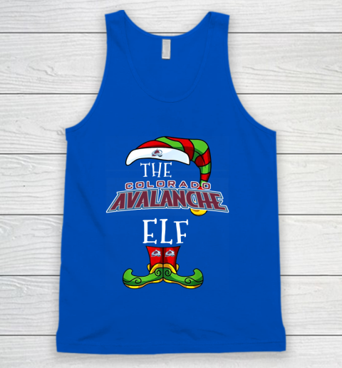 Colorado Avalanche Christmas ELF Funny NHL Tank Top 4