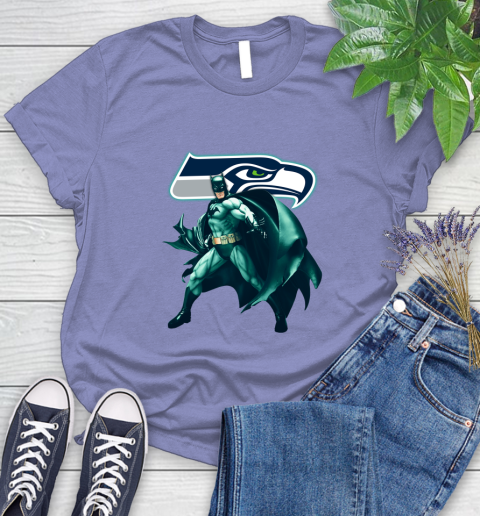 NFL Batman Football Sports Seattle Seahawks Women's T-Shirt 11