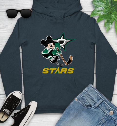 NHL Dallas Stars Mickey Mouse Disney Hockey T Shirt Youth Hoodie 8
